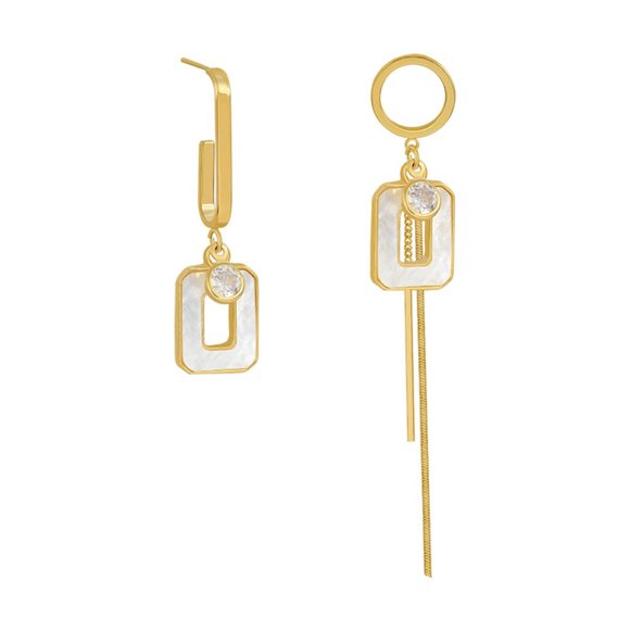 GOLICC Asymmetric Premium Tassel Earrings - Picture 9 of 9